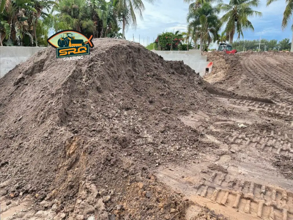 Premium screened topsoil pick-up and delivery in Sarasota, Bradenton & Manatee County